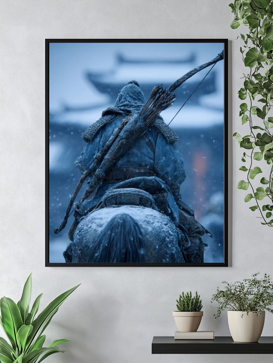 Frozen Warrior — Fine Art Print. — room view 4