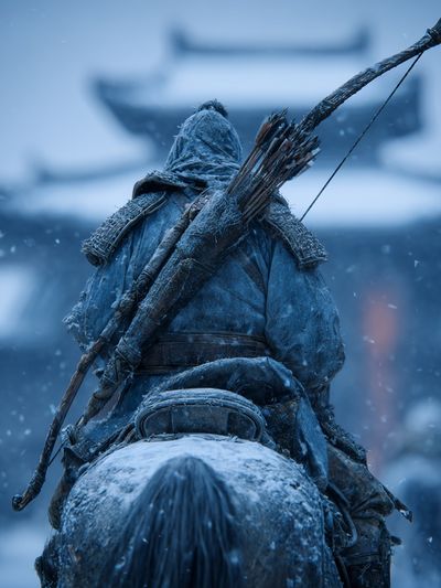 Frozen Warrior — Fine Art Print. poster print