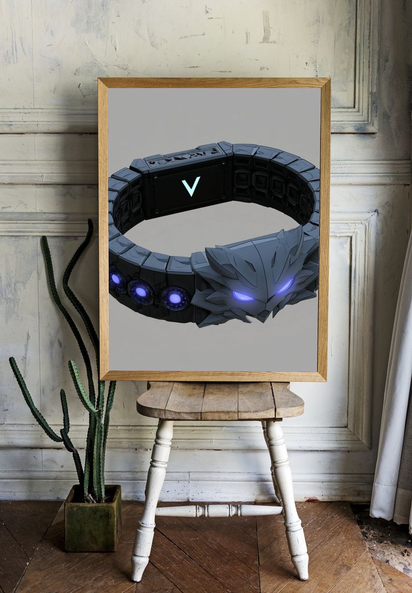 Dark Fantasy Wolf Ring Print. — room view 1