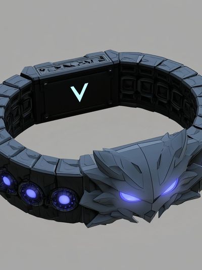 Dark Fantasy Wolf Ring Print. poster
