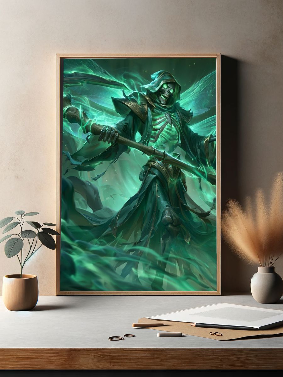 Spectral Reaper Fantasy Print. — room view 2