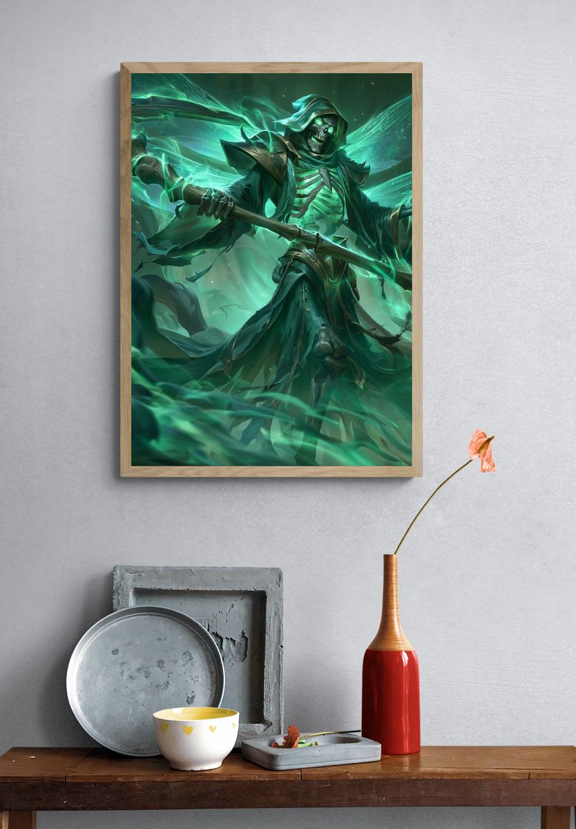Spectral Reaper Fantasy Print. — room view 3