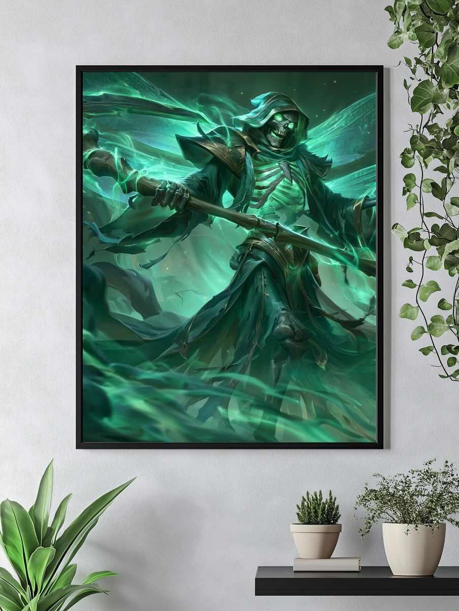 Spectral Reaper Fantasy Print. — room view 4