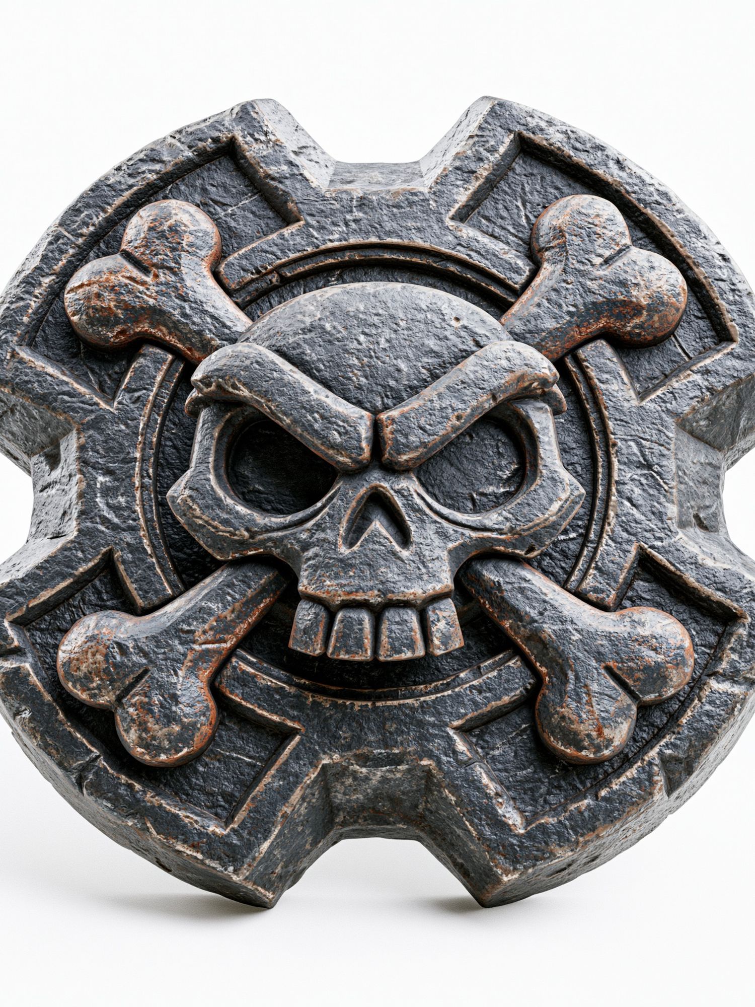 Skull Emblem Fantasy Poster. poster detail