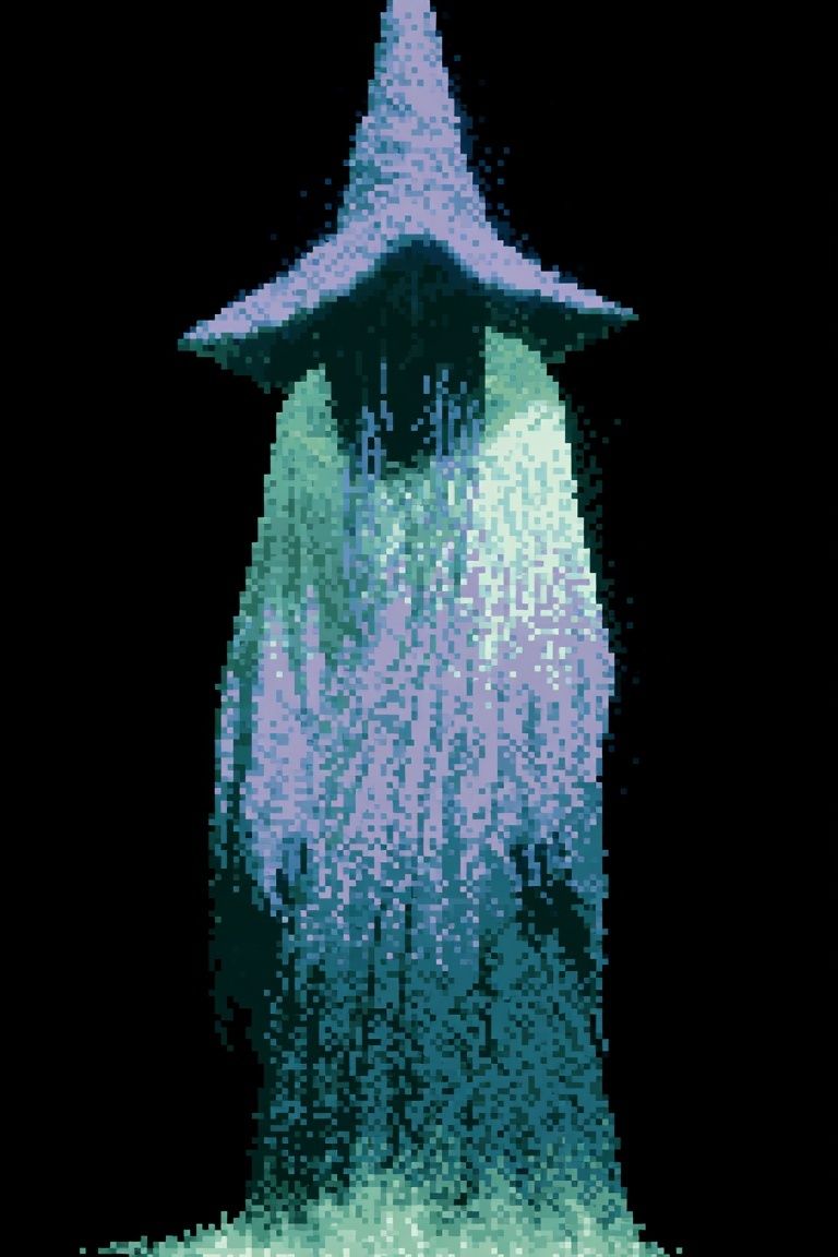 Pixel Wizard Abstract Poster. poster detail