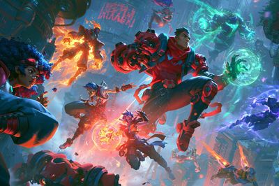 Arcane Champions Battle Illustration Poster.