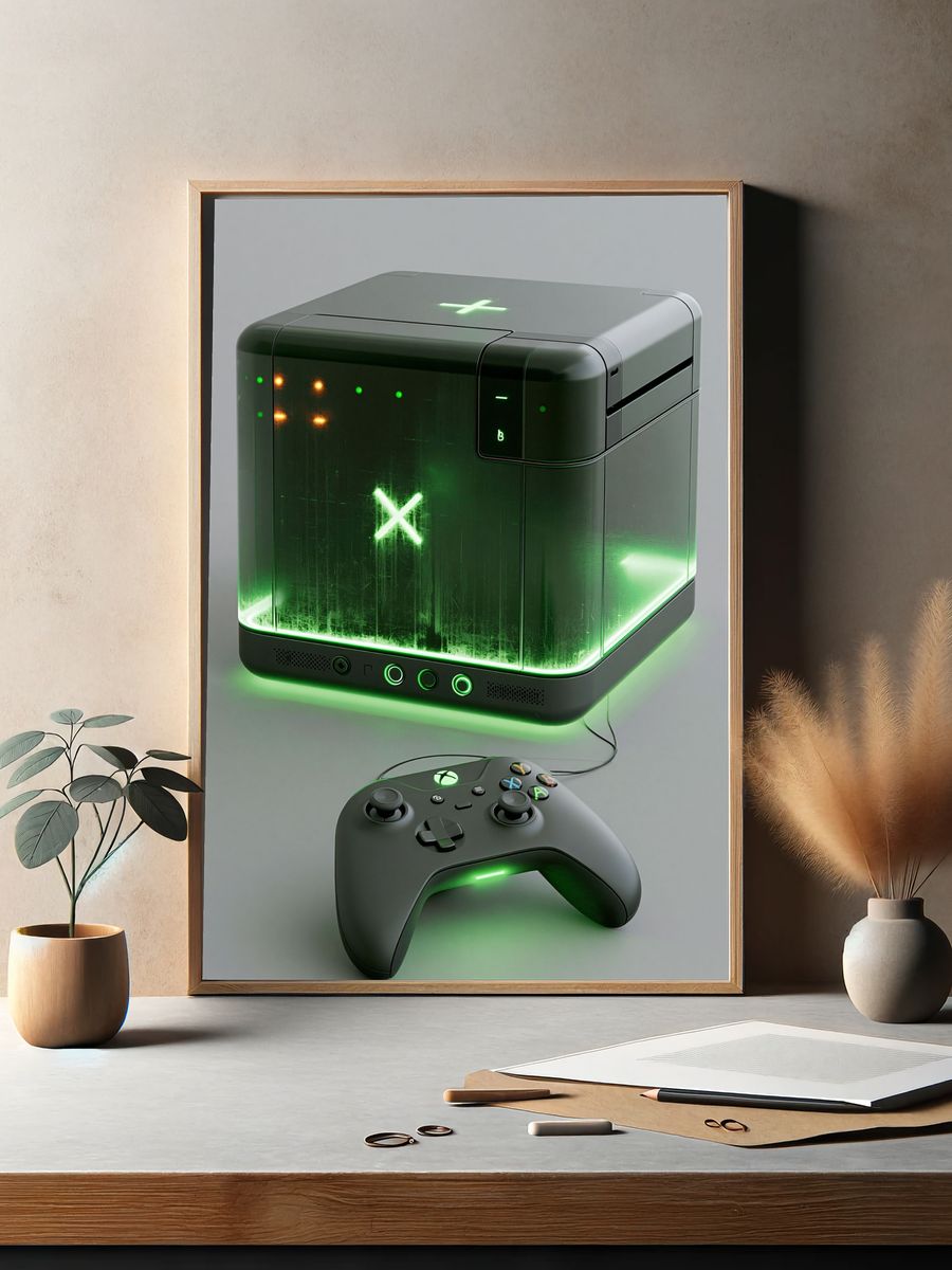 Xbox Console Gaming Poster. — room view 2