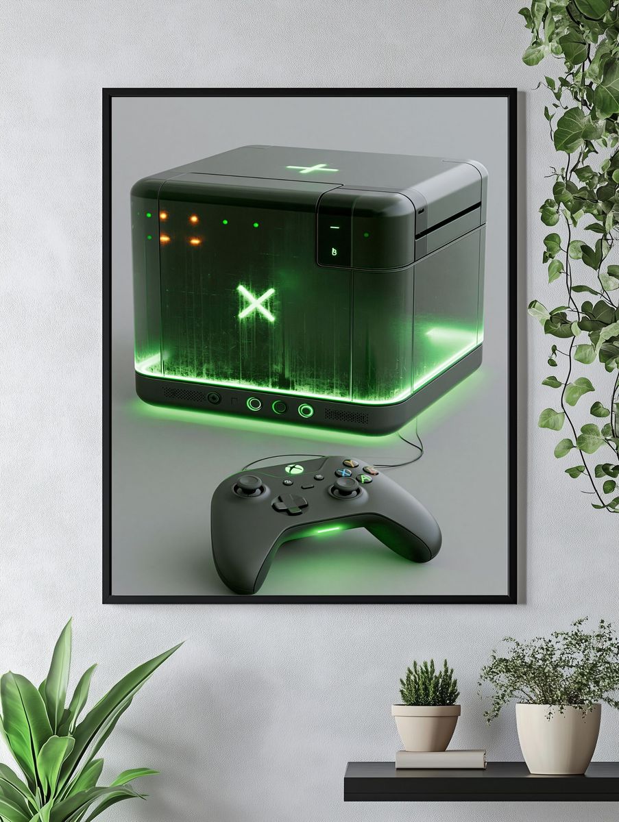 Xbox Console Gaming Poster. — room view 4