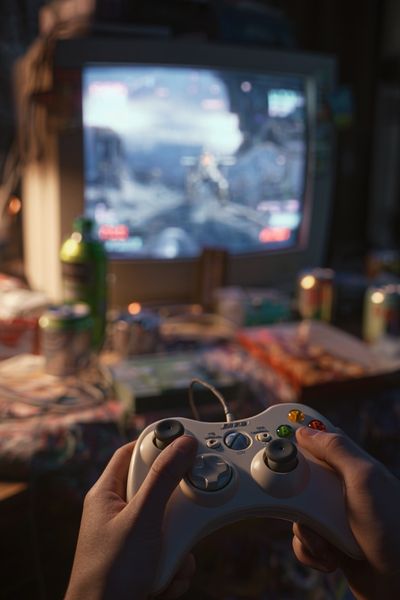 Retro Gaming Controller Poster.