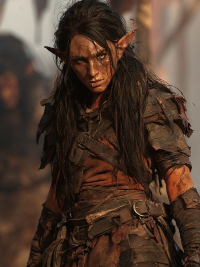 Fantasy Elf Warrior Poster. poster print