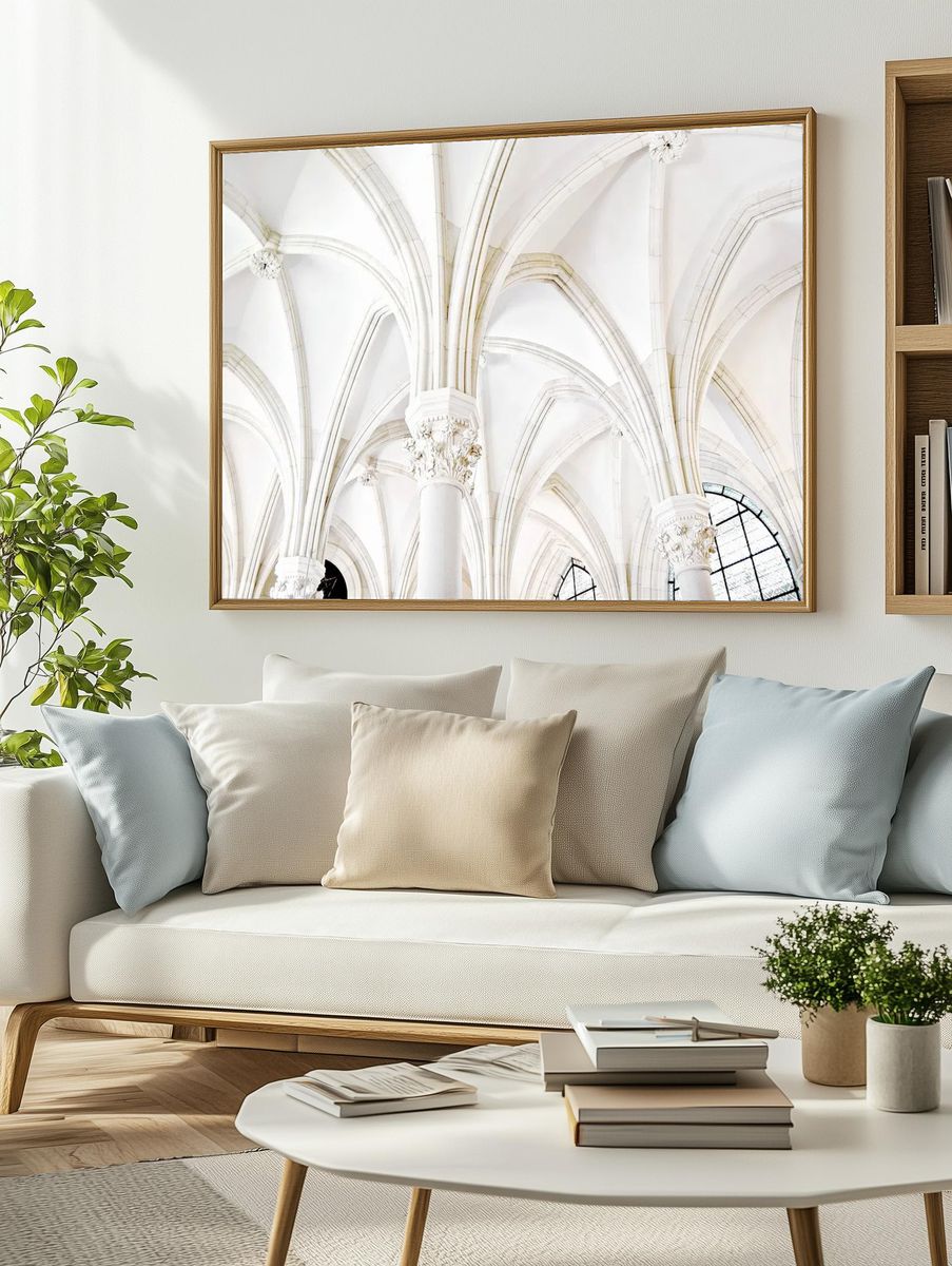 Gothic Architecture — Photography Print. — room view 2