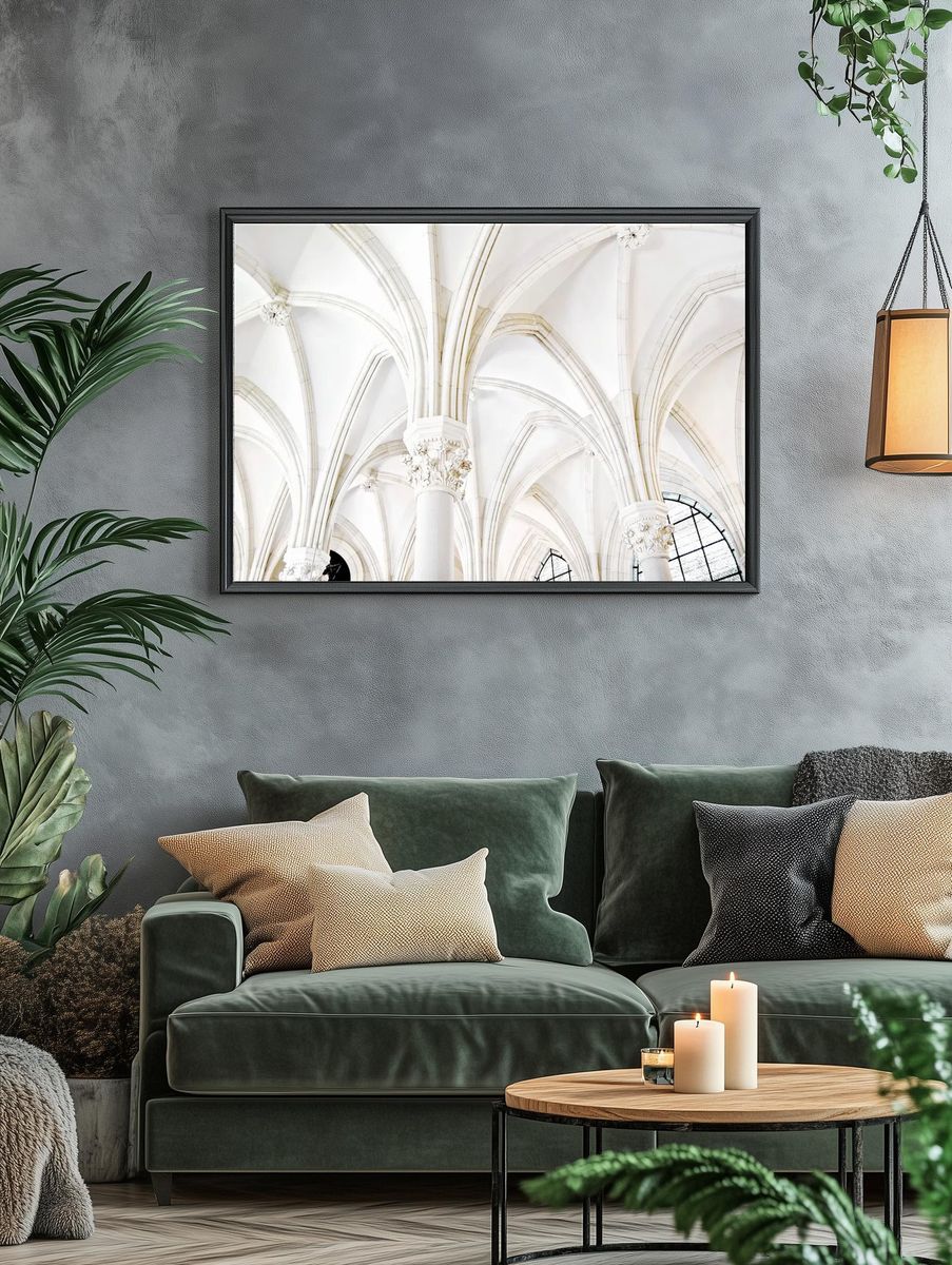 Gothic Architecture — Photography Print. — room view 4