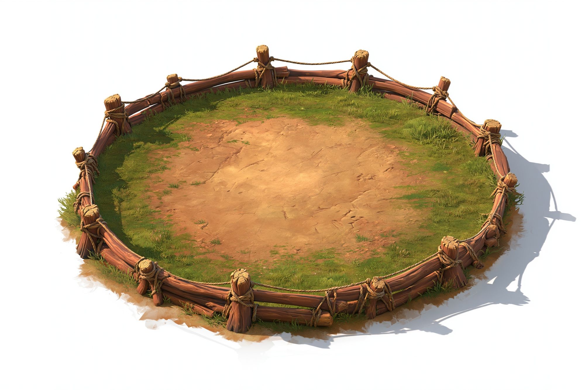Rustic Arena Illustration Poster. poster detail