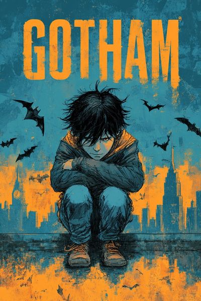 Gotham — Comic Art Print. poster
