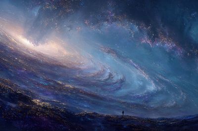 Galactic Dreamscape — Space Art Print