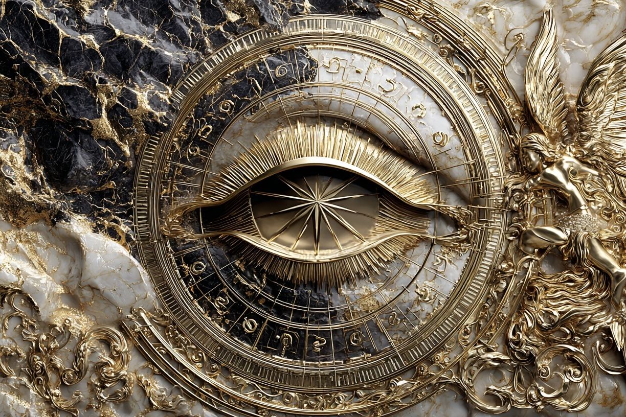Golden Eye of Providence — Fine Art Print. poster — fine-art art