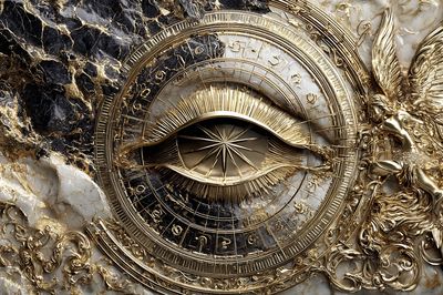 Golden Eye of Providence — Fine Art Print. poster