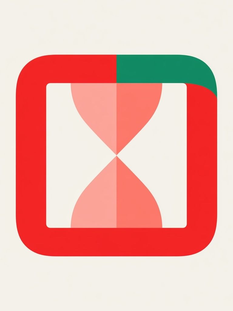 Geometric Hourglass Mid-Century Modern Poster. poster — mid-century-modern art