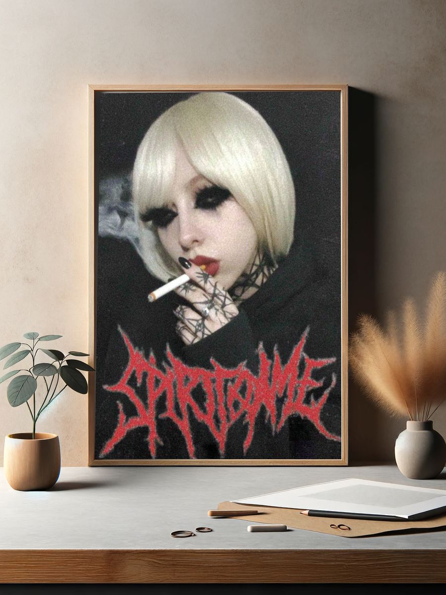 Gothic Portrait — Fine Art Print. — room view 2
