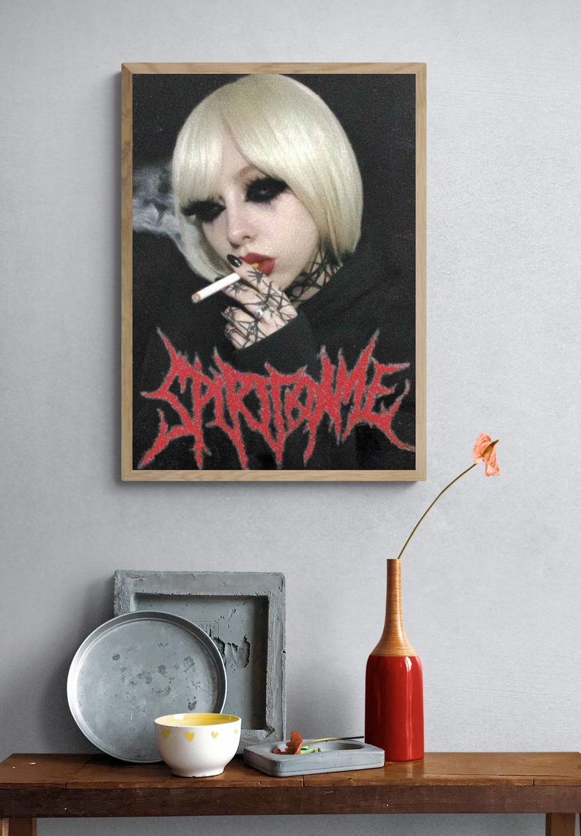 Gothic Portrait — Fine Art Print. — room view 3