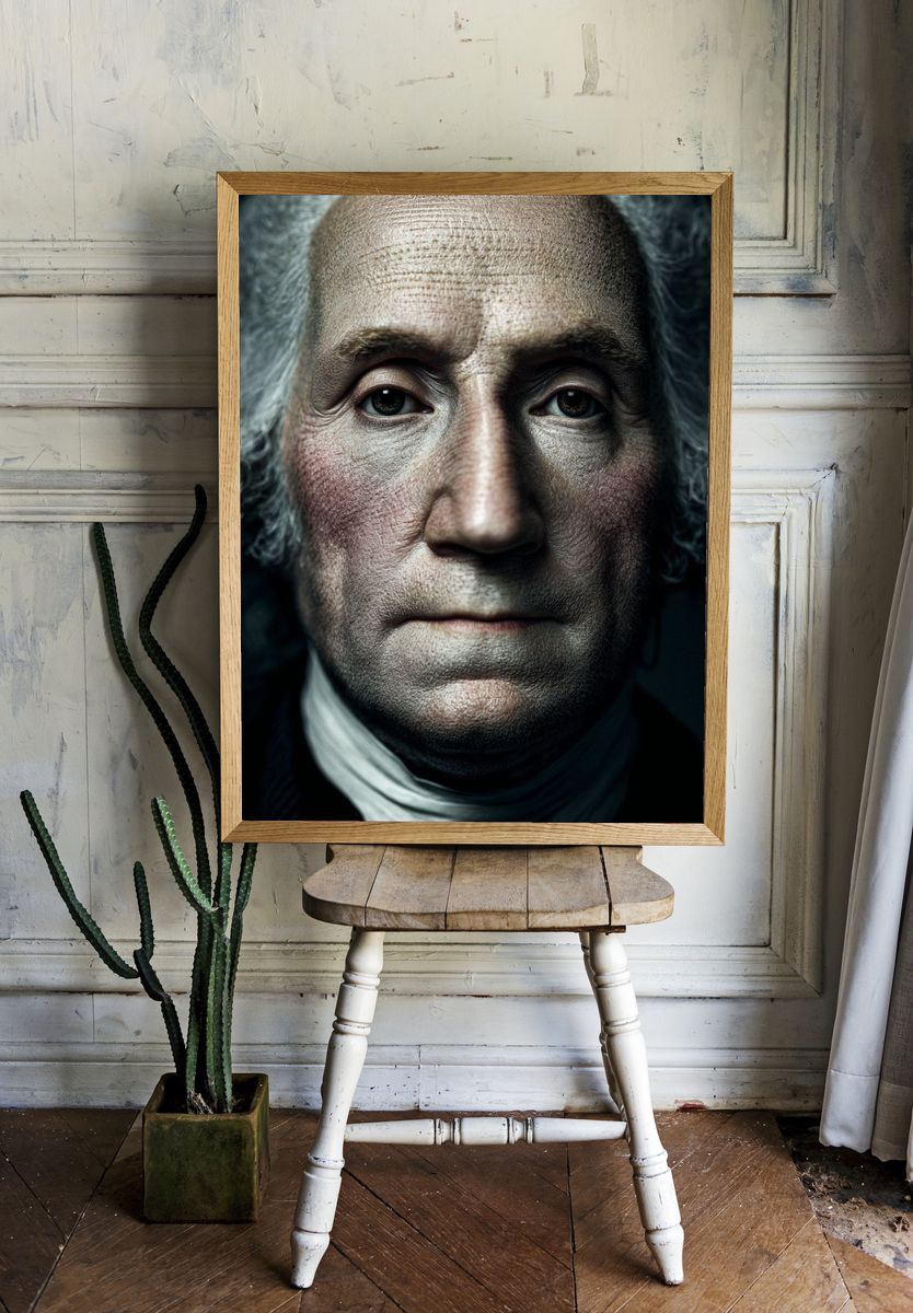 Gothic Portrait Photography Poster. — room view 1