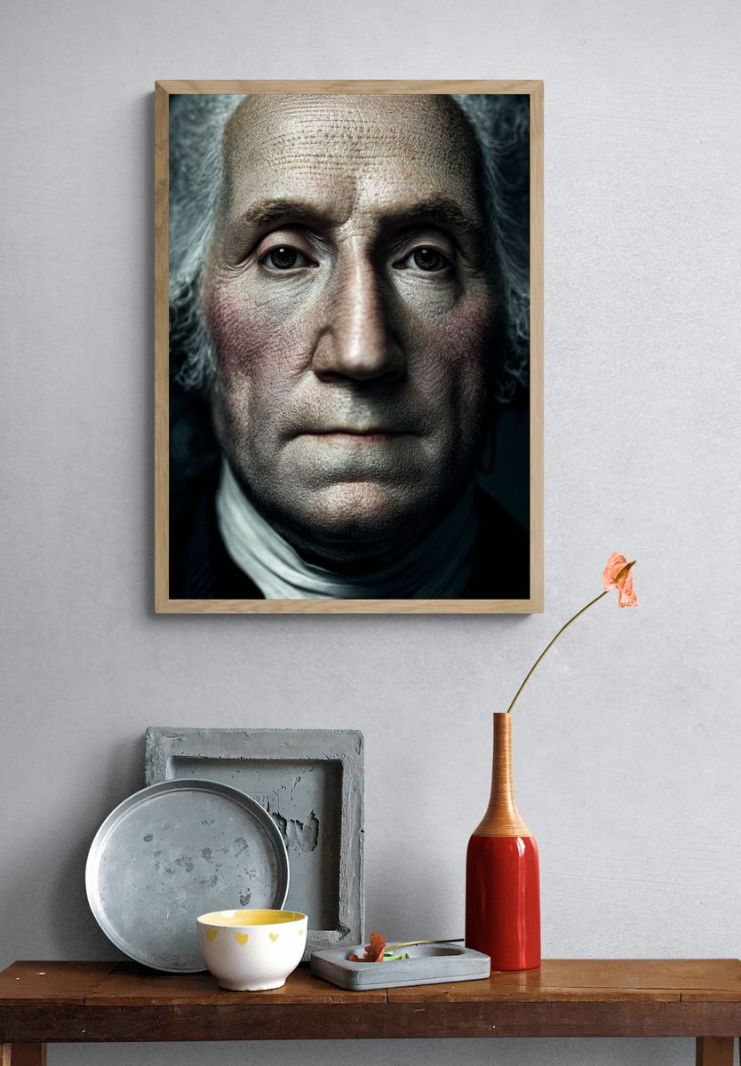 Gothic Portrait Photography Poster. — room view 3