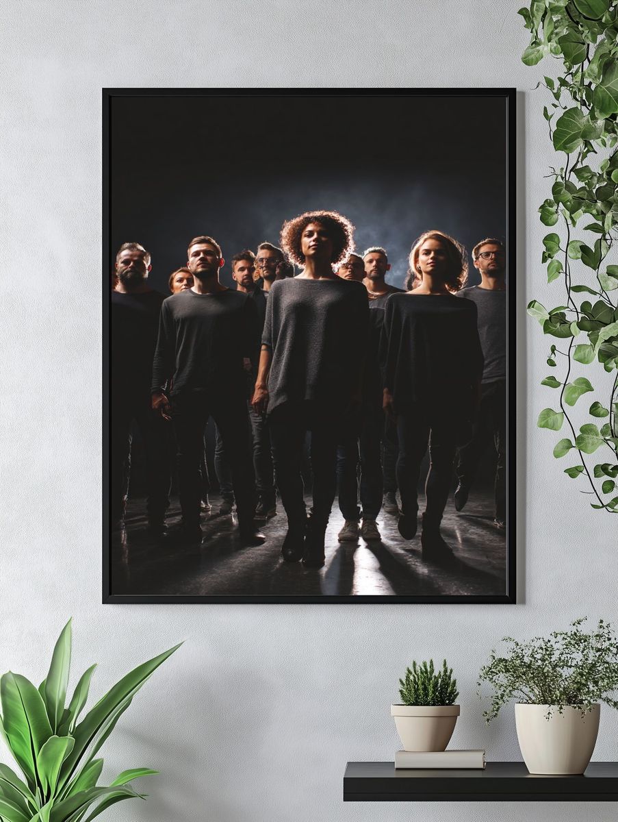Dramatic Group Portrait Poster. — room view 4