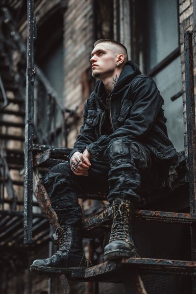 Gothic Street Portrait Poster. poster print