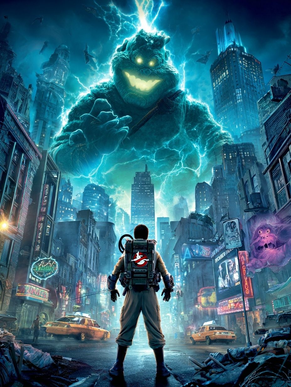 Ghostbuster vs. Monster — Movie Poster. poster detail
