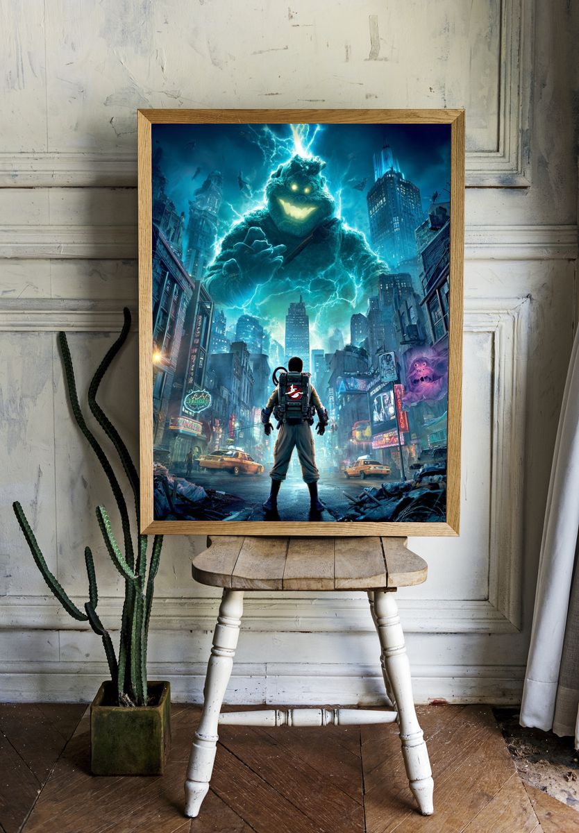 Ghostbuster vs. Monster — Movie Poster. — room view 1