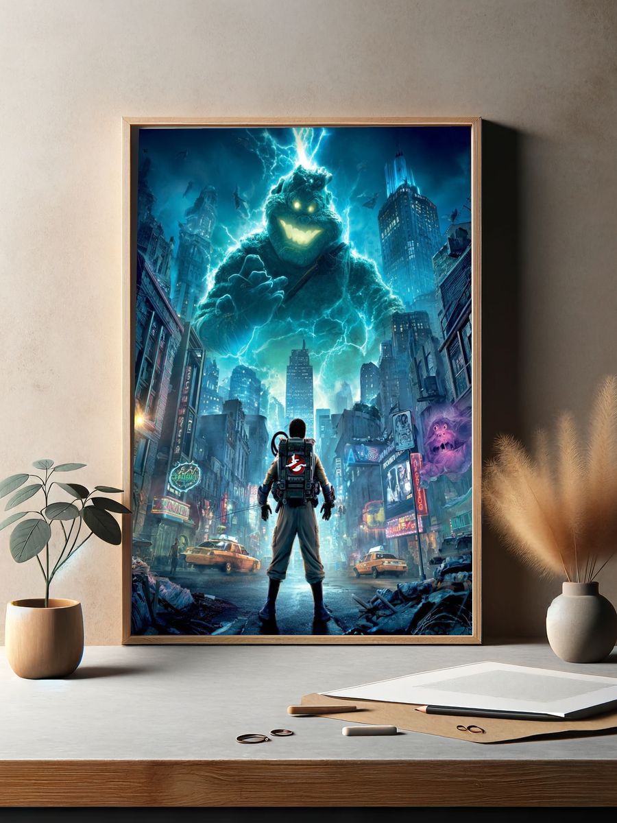 Ghostbuster vs. Monster — Movie Poster. — room view 2