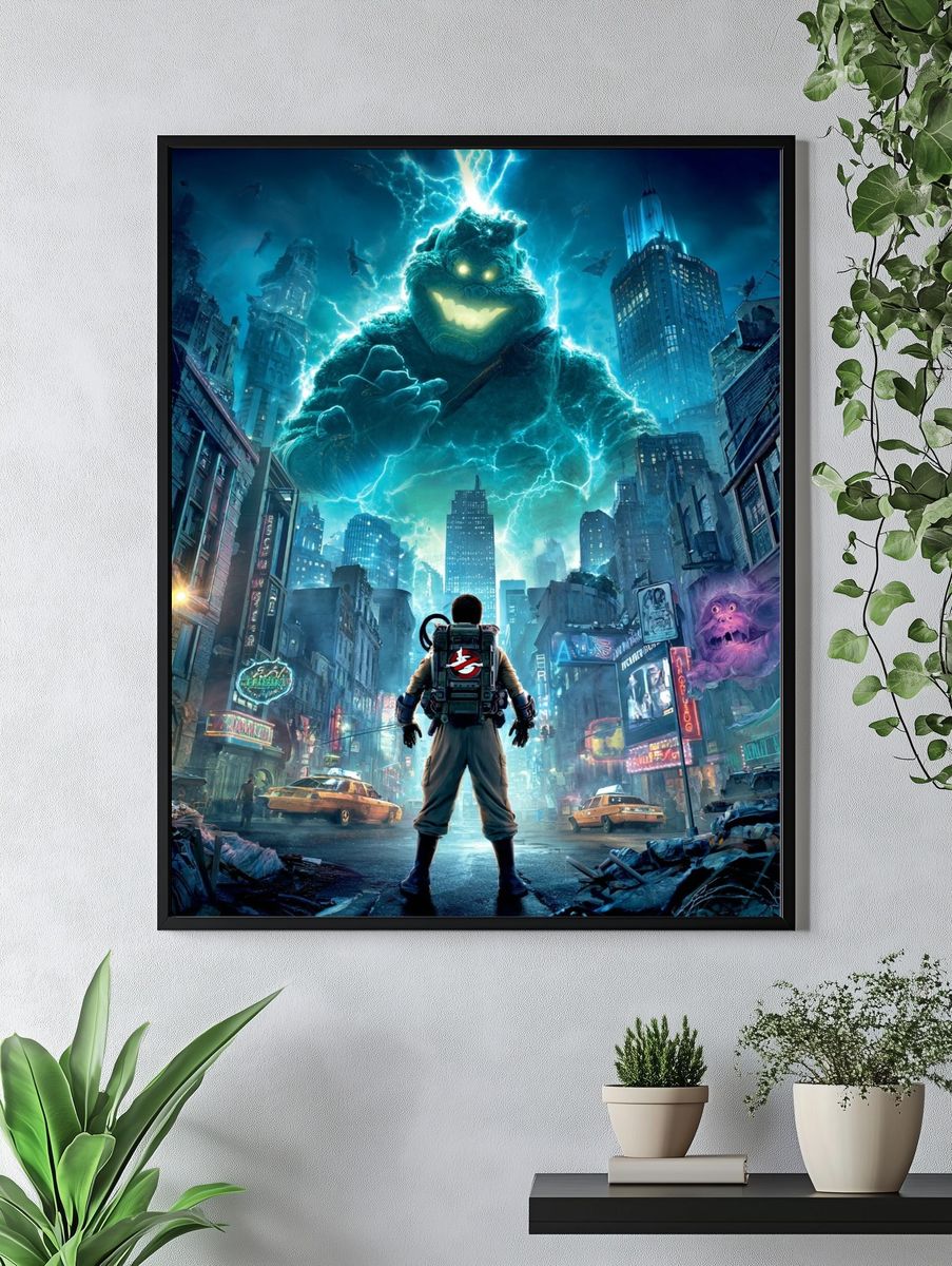Ghostbuster vs. Monster — Movie Poster. — room view 4