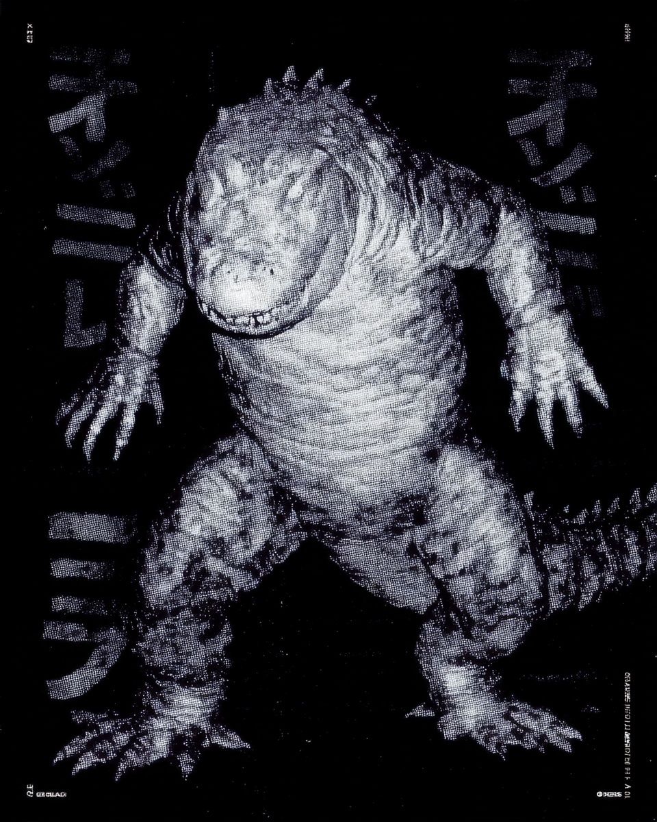 Godzilla — Vintage Print. poster — movies art