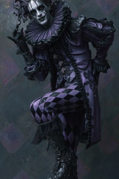 Harlequin Jester — Fine Art Print. poster print