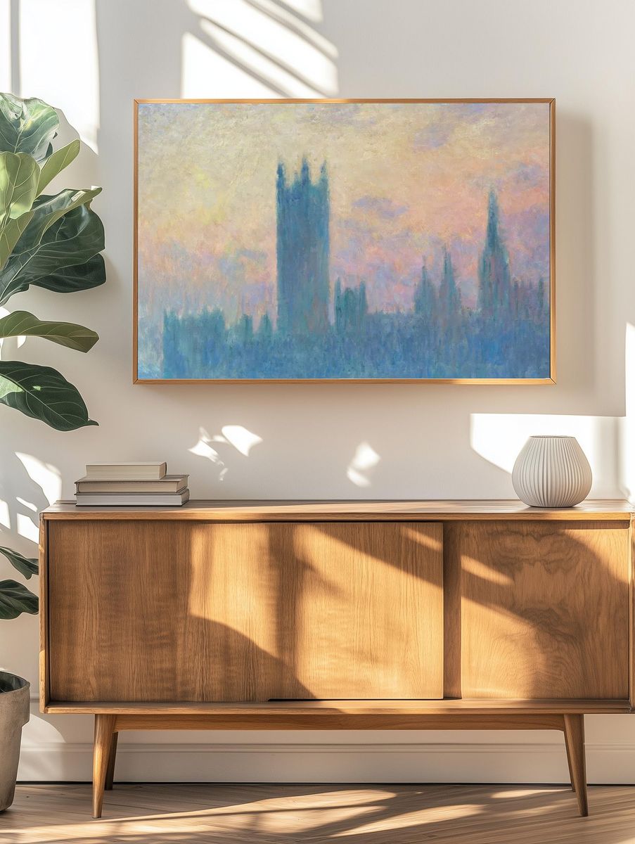 Houses of Parliament — Impressionist Print. — room view 3