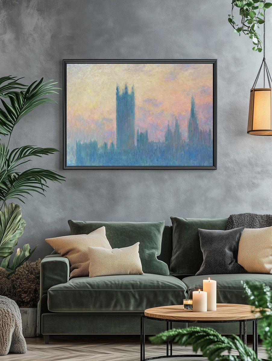 Houses of Parliament — Impressionist Print. — room view 4