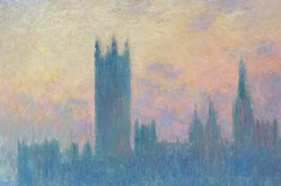 Houses of Parliament — Impressionist Print. poster