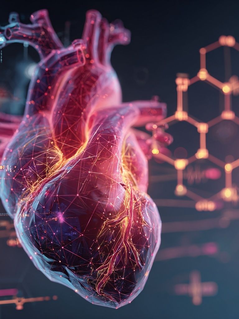 Human Heart — Digital Art Print. poster — illustration art