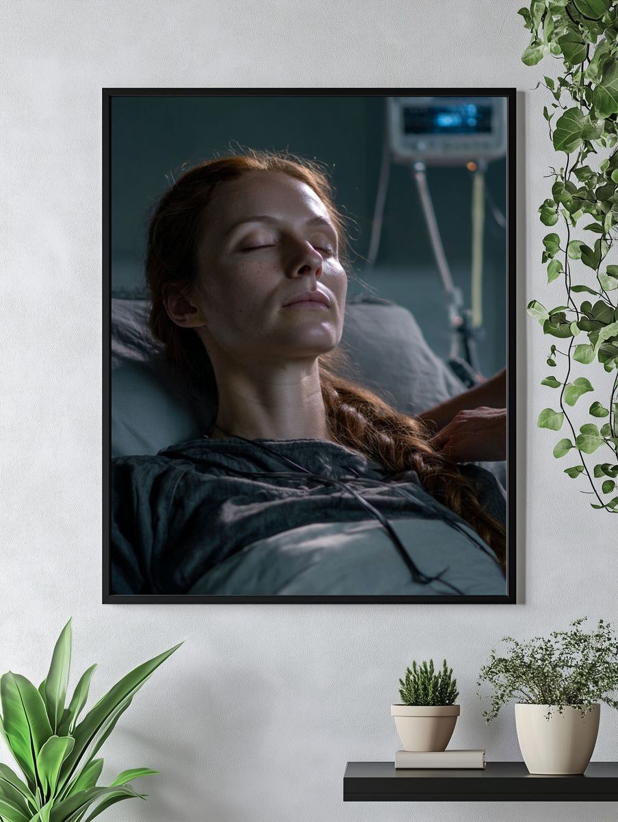Serene Hospital Scene Poster. — room view 4
