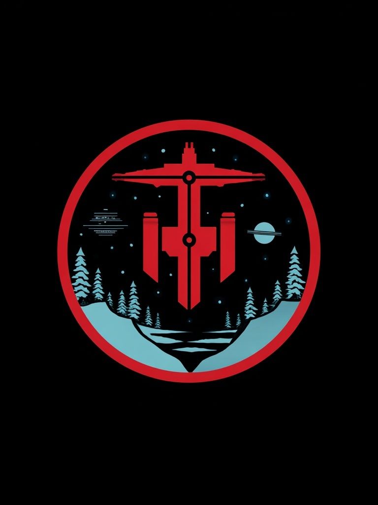 Starship Forest Emblem Poster. poster detail