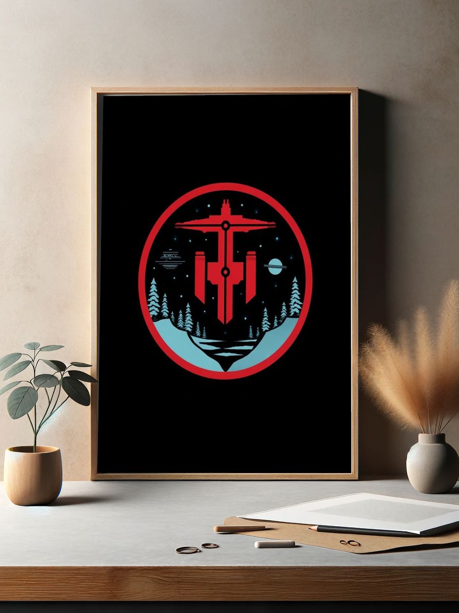 Starship Forest Emblem Poster. — room view 2