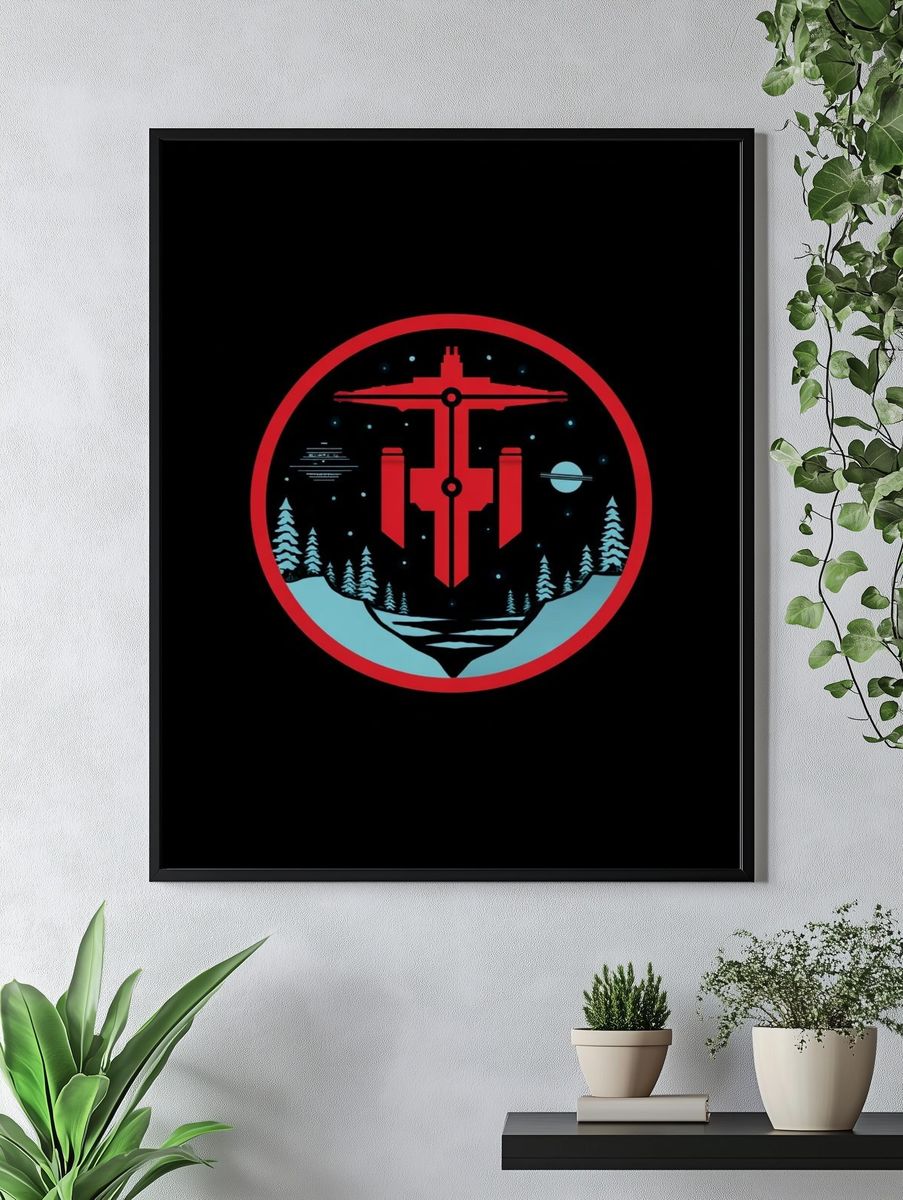 Starship Forest Emblem Poster. — room view 4