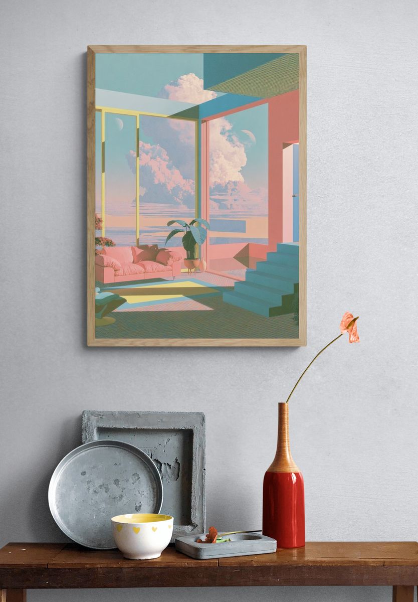 Pastel Dream Interior Poster. — room view 3