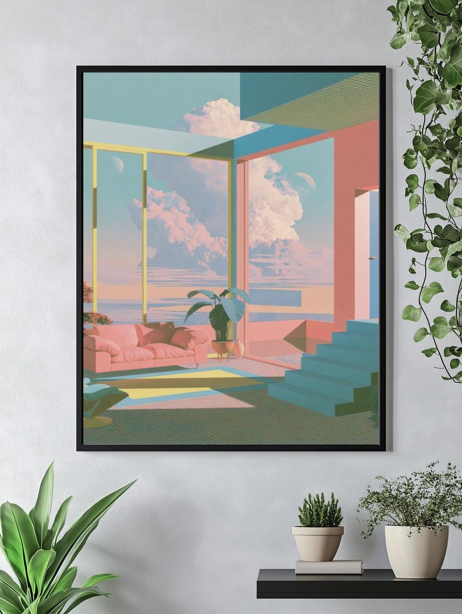 Pastel Dream Interior Poster. — room view 4