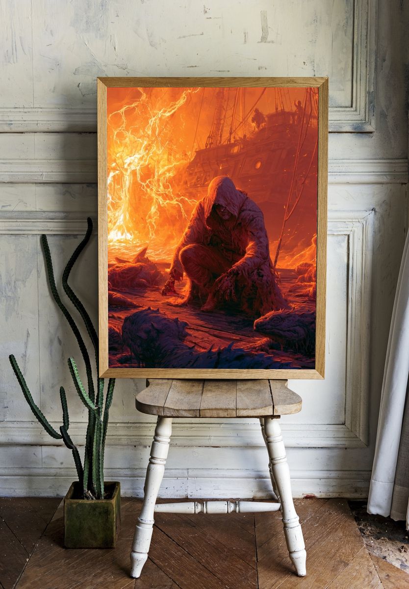 Inferno Shipwreck Horror Poster. — room view 1