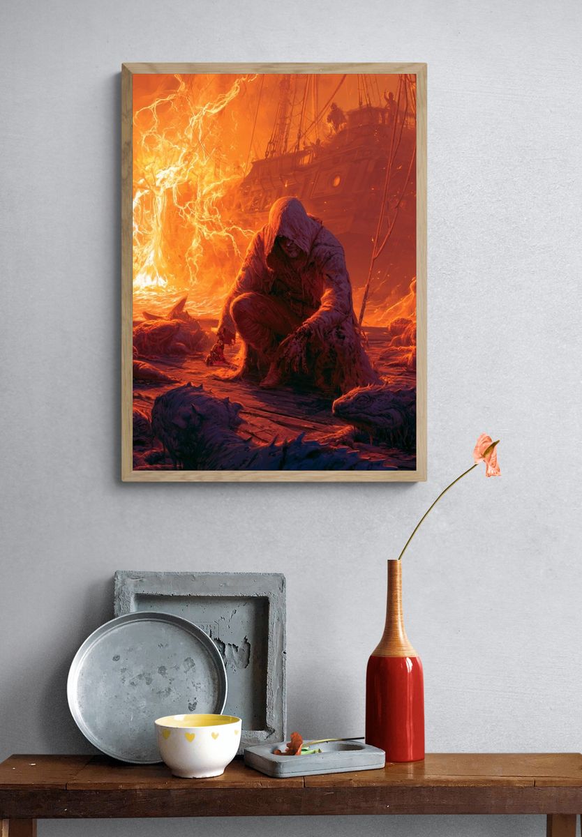 Inferno Shipwreck Horror Poster. — room view 3