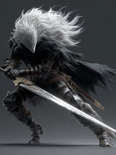 Wolf Warrior Fantasy Art Print. poster print