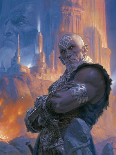 Fantasy Sorcerer — Digital Art Print. poster print