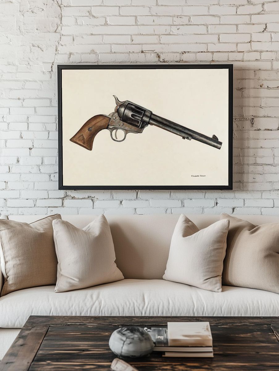 Revolver (ca.1942) Elizabeth Johnson. Original. — room view 1
