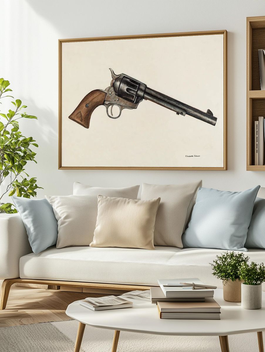 Revolver (ca.1942) Elizabeth Johnson. Original. — room view 2